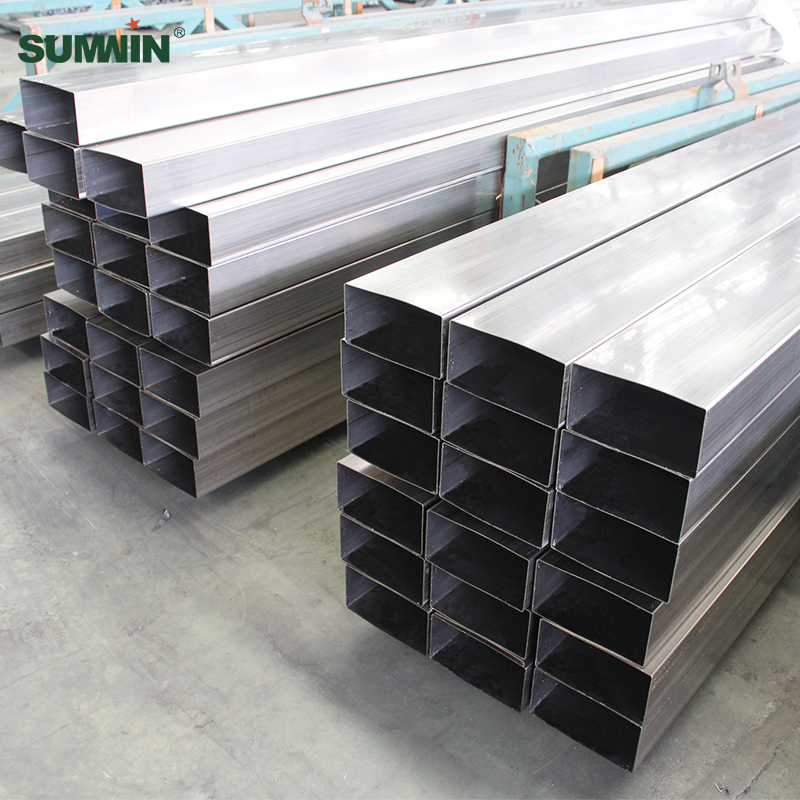 large diameter stainless steel welded rectangular pipe
